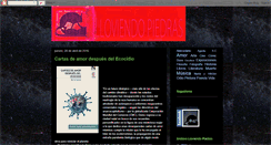 Desktop Screenshot of lloviendopiedras.com