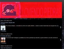 Tablet Screenshot of lloviendopiedras.com